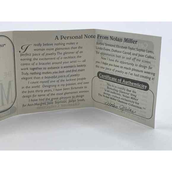 Nolan Miller Crystal Ring Size 7 new with original paperwork - Picture 12 of 16